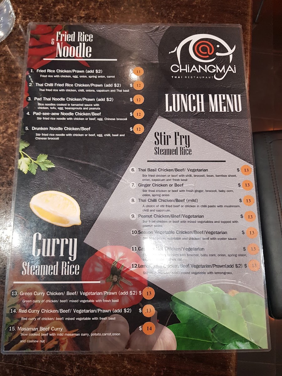 Menu @chiangmai Thai Restaurant-7